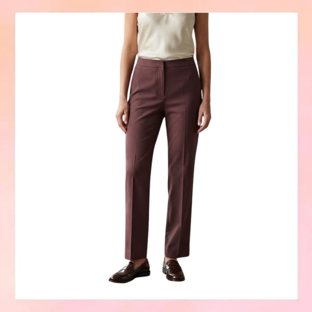 Talbots Southampton Pant Brown Tailored Trouser Size 2 NWT New with Tags